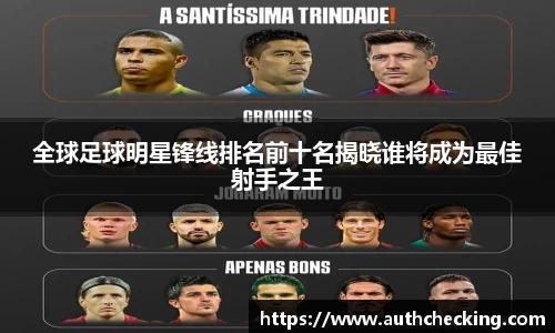 全球足球明星锋线排名前十名揭晓谁将成为最佳射手之王